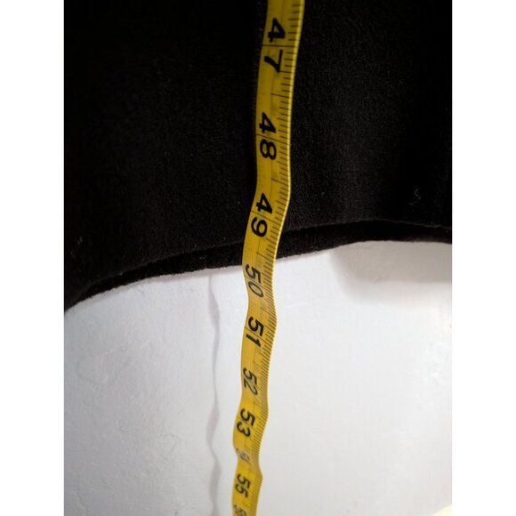 Pendleton Womens Wool Overcoat Size 12 Black Long Button-Up Winter lined - Picture 15 of 16